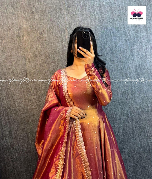 Gown Saree with Dupatta