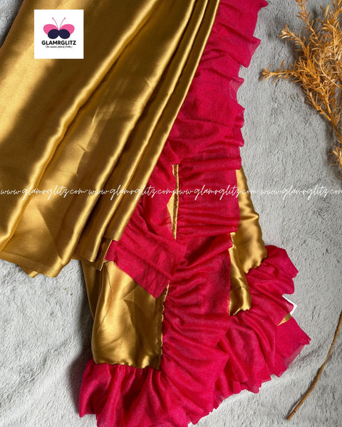 FRIL Satin silk saree