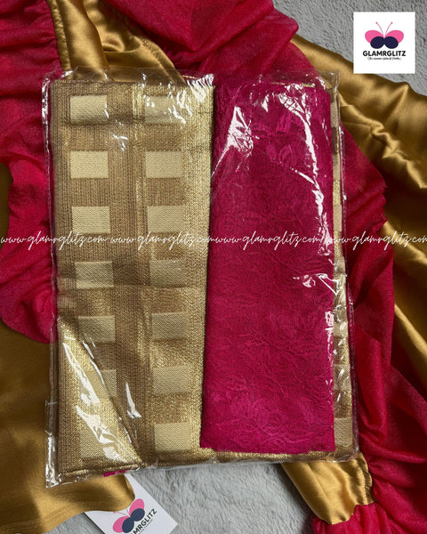 FRIL Satin silk saree