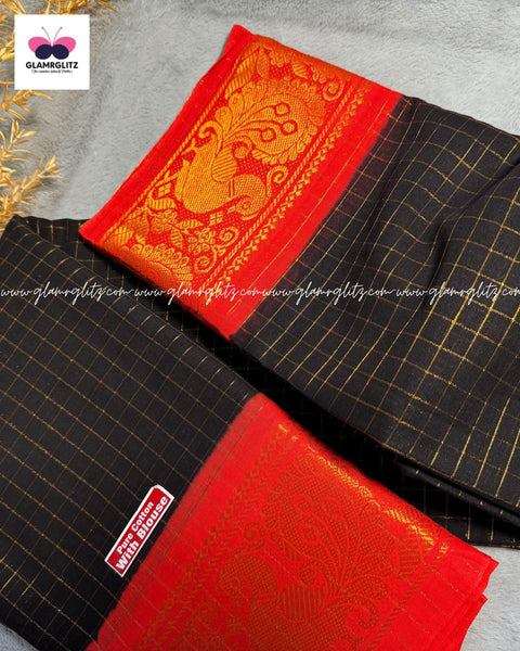 Sungudi cotton saree