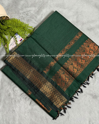 Purely Traditional Kalyani Cotton (silk mix )