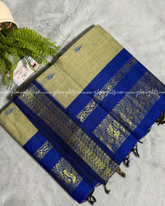 Purely Traditional Kalyani Cotton (silk mix )