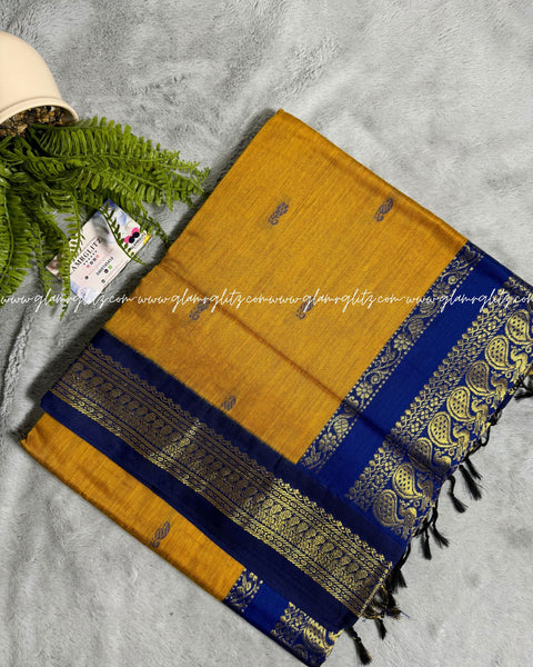 Purely Traditional Kalyani Cotton (silk mix )