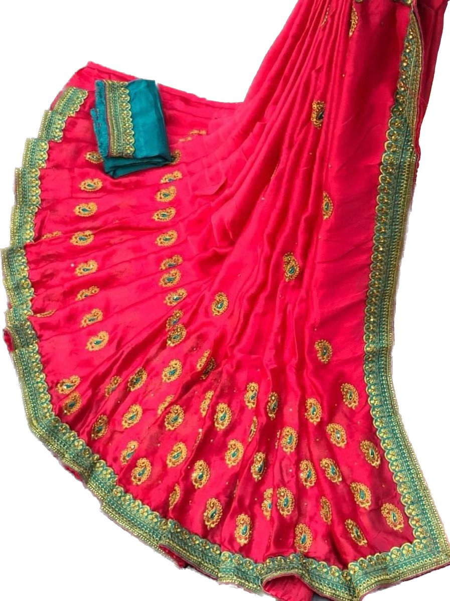 Pure chiffon saree