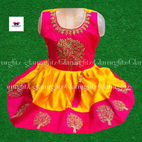 Kids Silk Cotton Frock