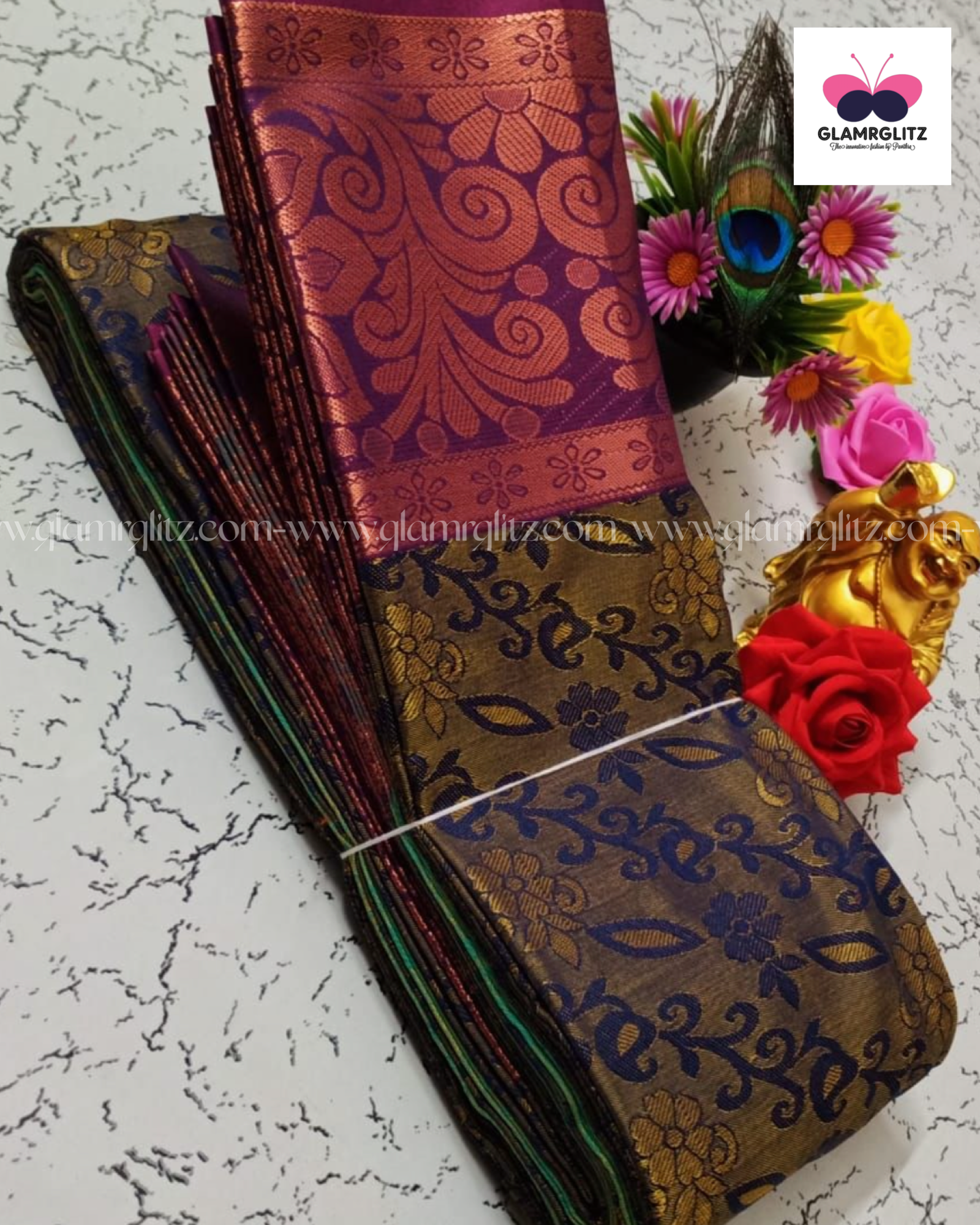 Poonthamil silk saree