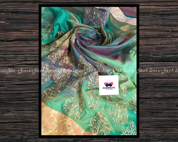 Soft silk blend saree